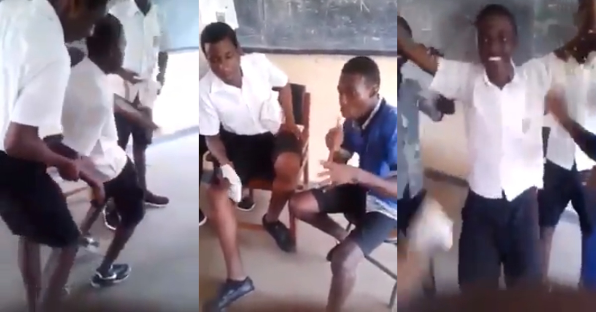 Ghanaian SHS students mimic some local self-proclaimed men of God in video
