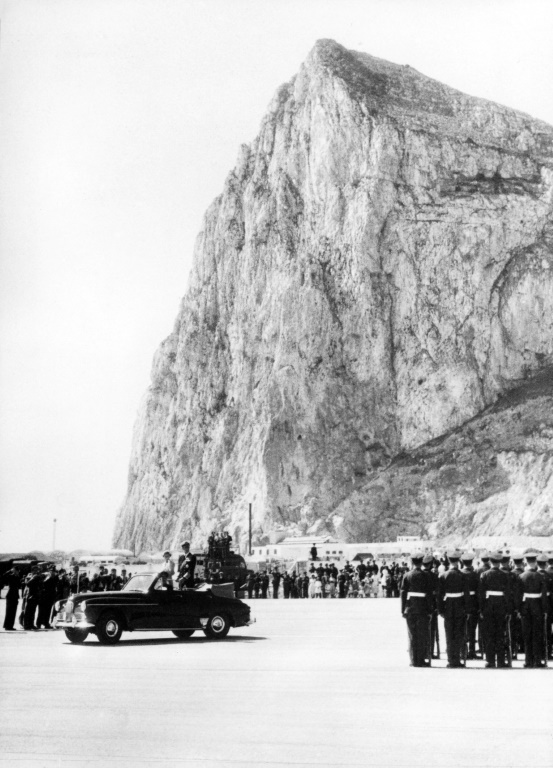 Queen Elizabeth II and the Duke of Edinburgh visited Gibraltar on May 10, 1954