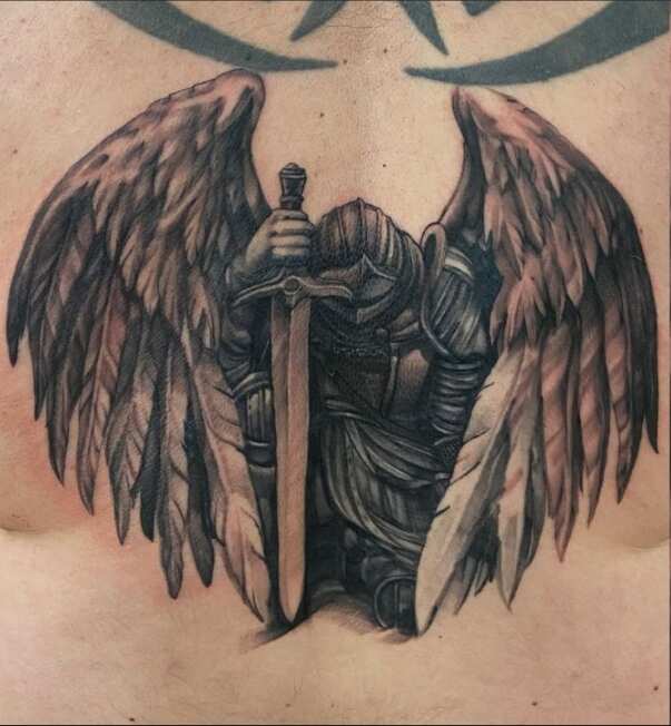 Tattoo Angel Tribal  ClipArt Best