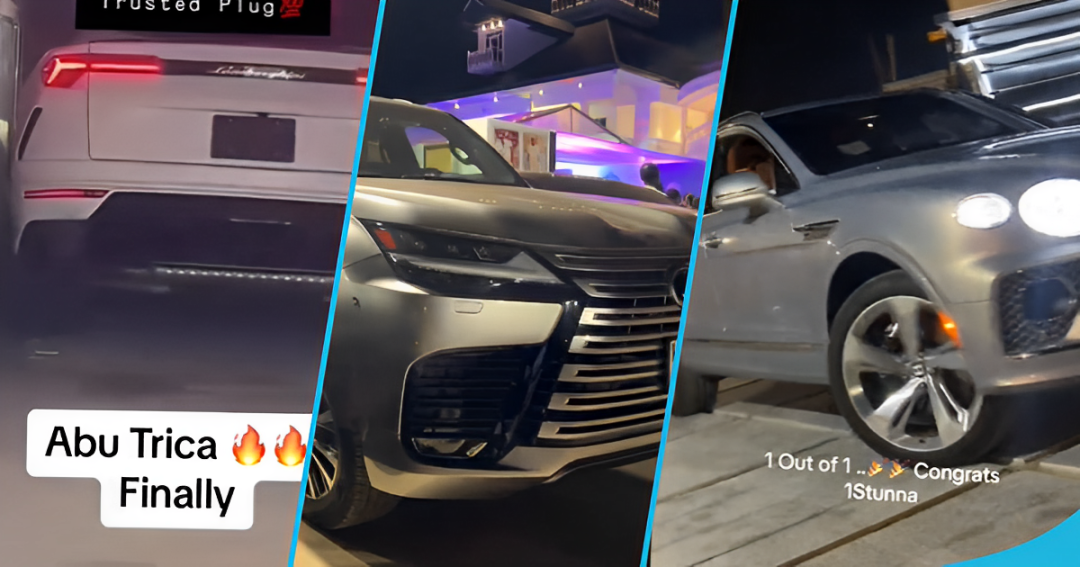Wadie, Abu Trika & Watara put luxurious cars on display