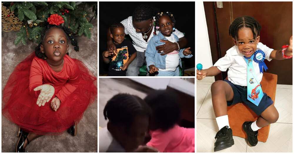 Stonebwoy's Children Are Adorable as They Flaunt Foreign Accent While Play Together in Lovely Video