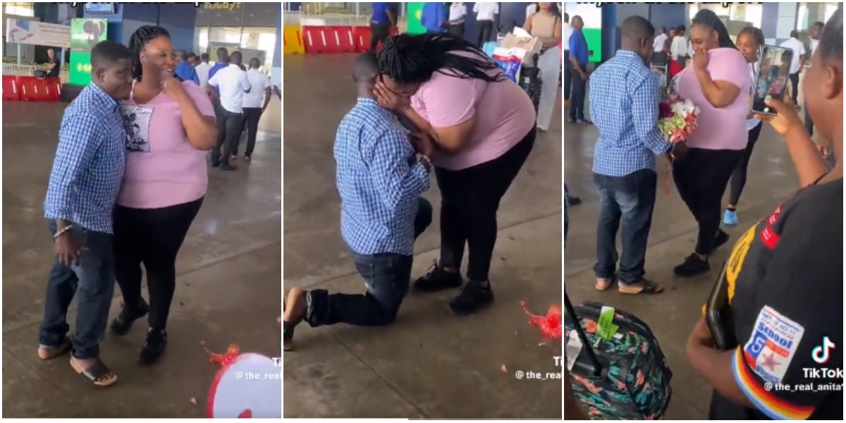 Ghanaian man proposes to girlfriend