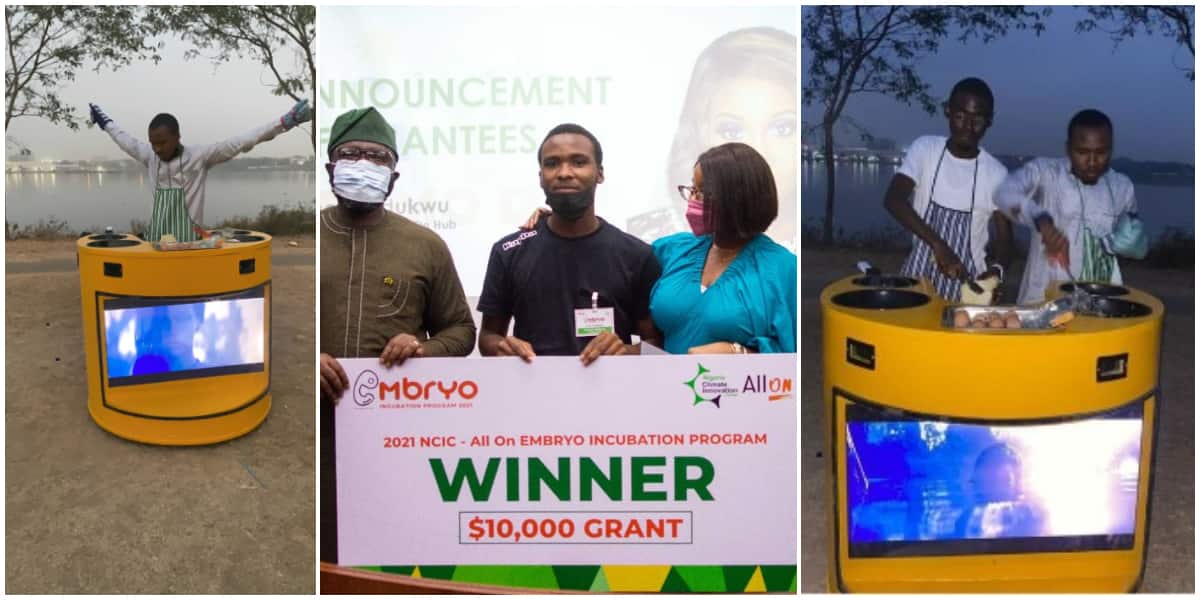 Student who built solar cooker with television wins N4m seed grant