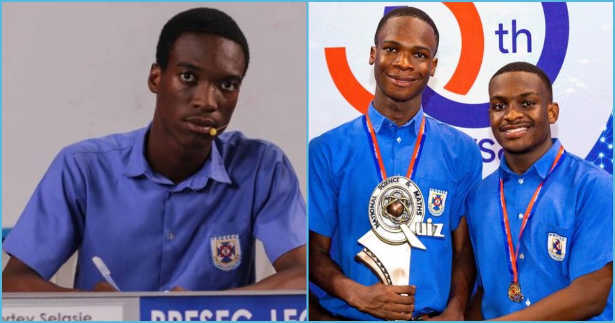 Selasie Mortey fumes over attempts to downplay brother's role in Presec's NSMQ victory