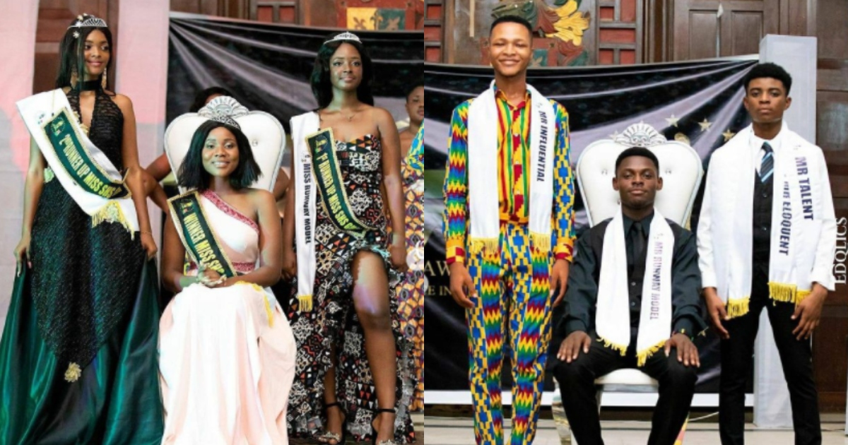 Adorable photos drop as Mr & Miss SHS Ghana get crowned in maiden edition of pageant
