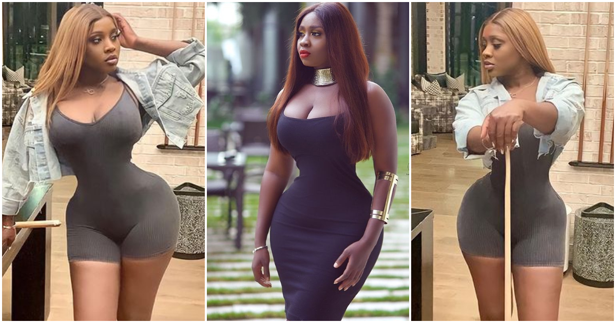 "Hope say you dey eat oo": Latest photos of actress Princess Shyngle looking slimmer with tinier waist triggers fans