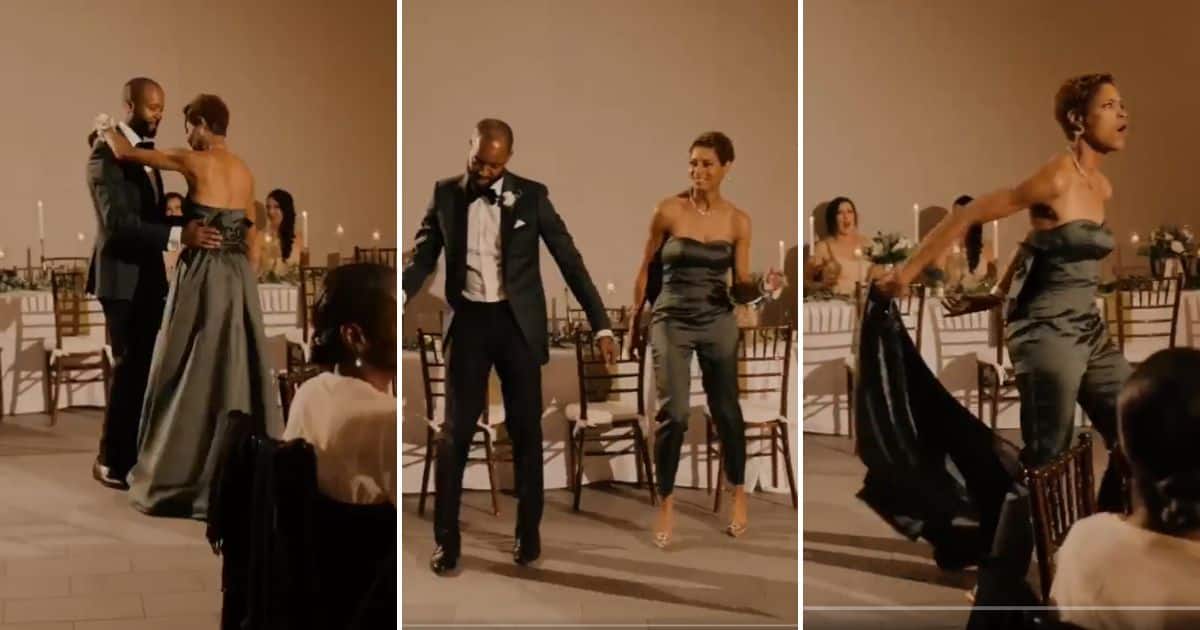 Groom and mother dancing at wedding goes viral