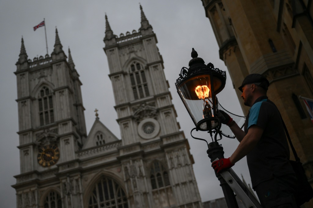 The lamps, many of which are protected by heritage orders, are lit every night by specialist lighters