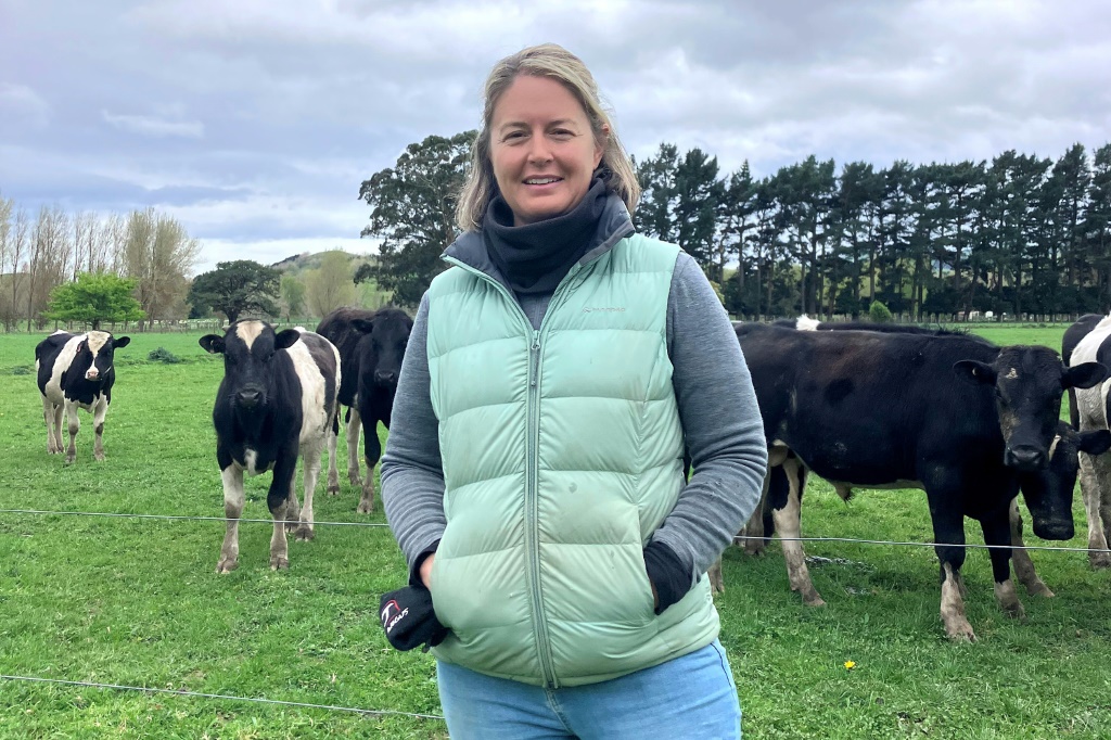 Emissions pricing weighs on the mind of Kate Wyeth, a sheep and beef farmer near the capital Wellington