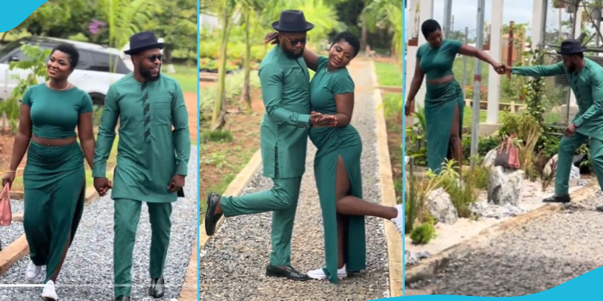 Kalybos & Ahuofe Patri twin in matching outfits