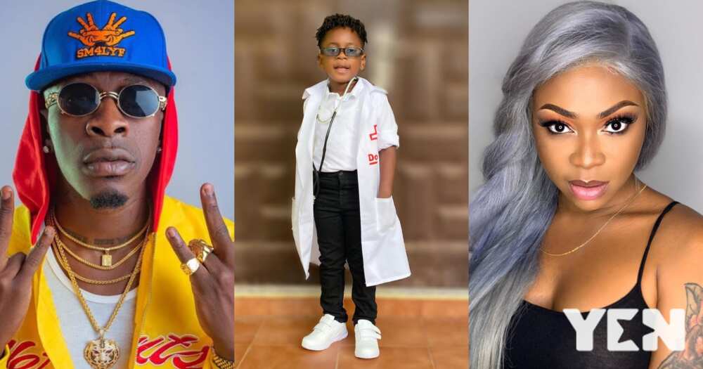Majesty: Shatta Wale’s son Takes mom Michy out on Val’s Day; Forgets Money at home
