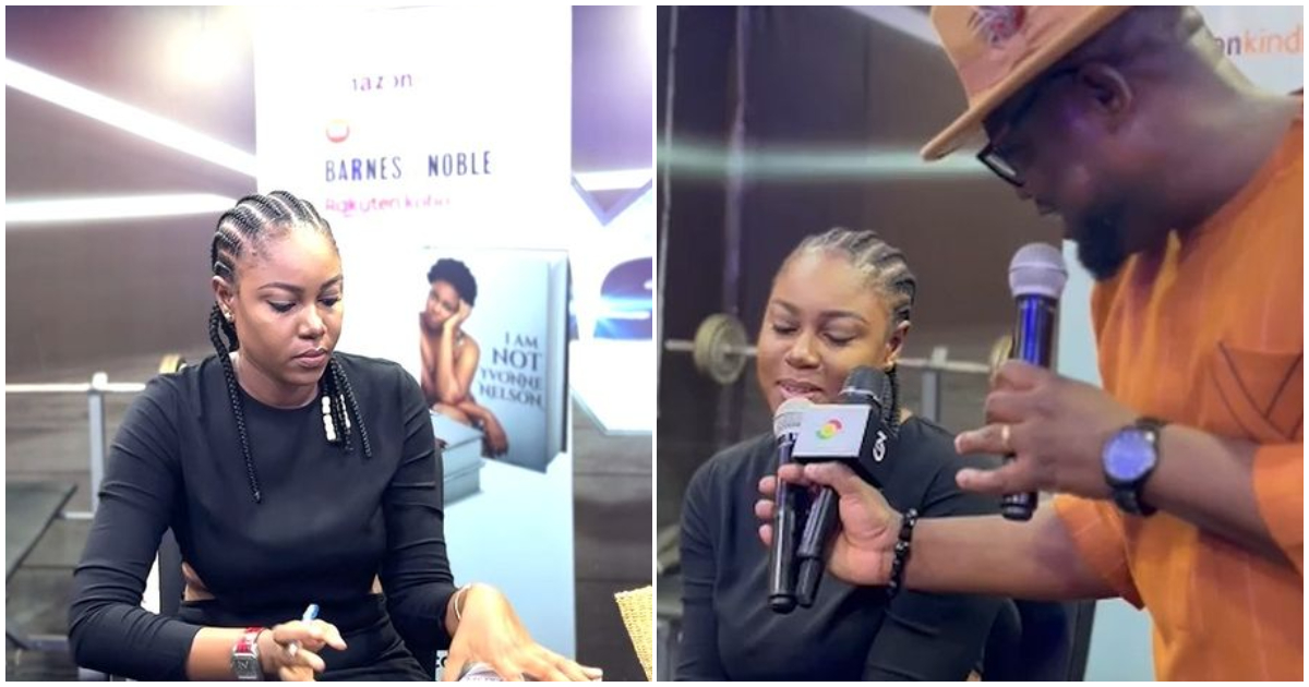 Yvonne Nelson at book signing session