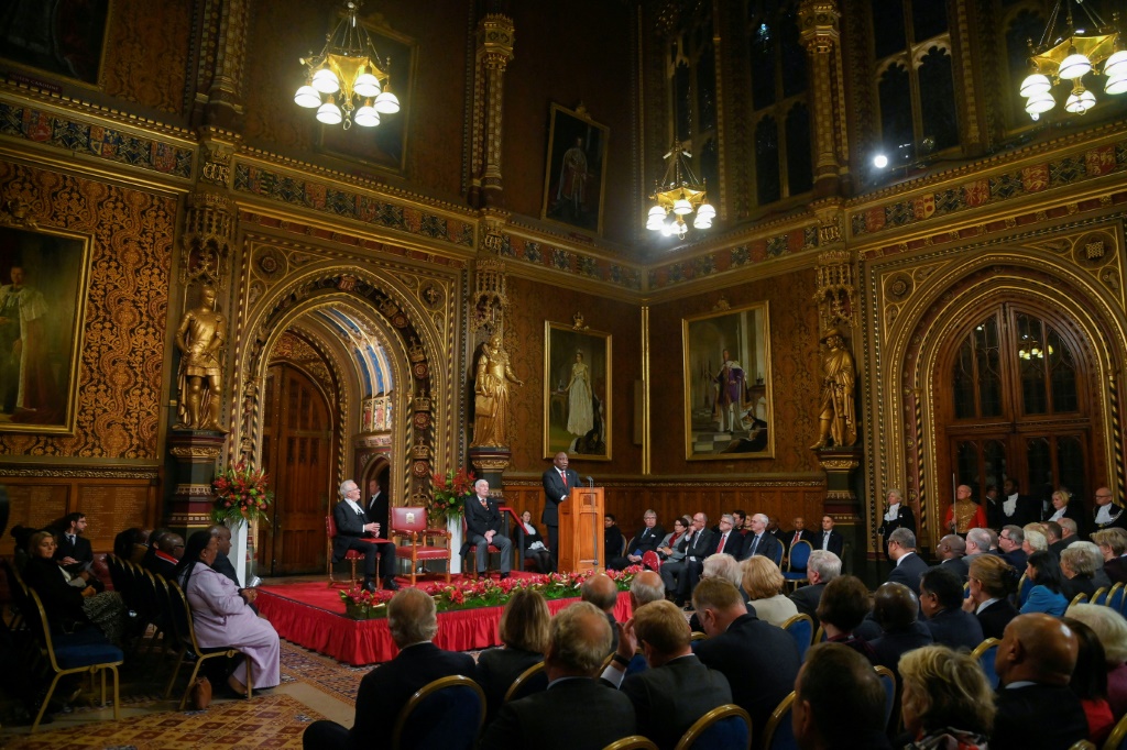 Ramaphosa addressed members of both houses of Britain's parliament as part of his state visit