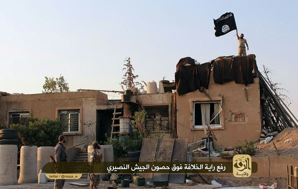 In their heyday in 2014, fighters of the Islamic State group raised the jihadist black flag over army bases and government buildings across large swathes of Syria and Iraq