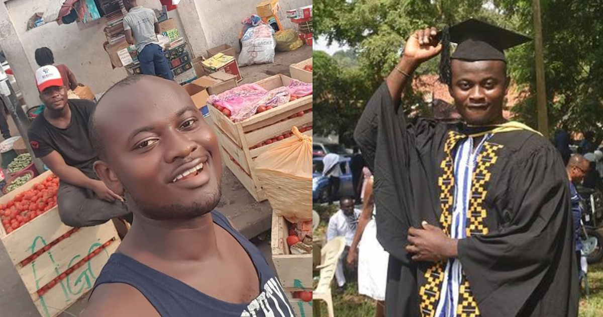 University of Ghana alumnus on how he started selling vegetables