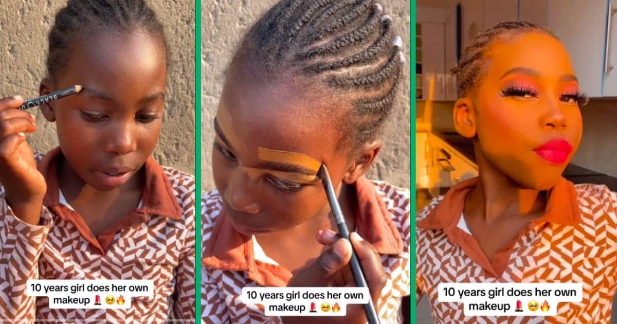 10-year-old girl impresses Netizens with makeup skills on TikTok, encourages others to improve their makeup skills