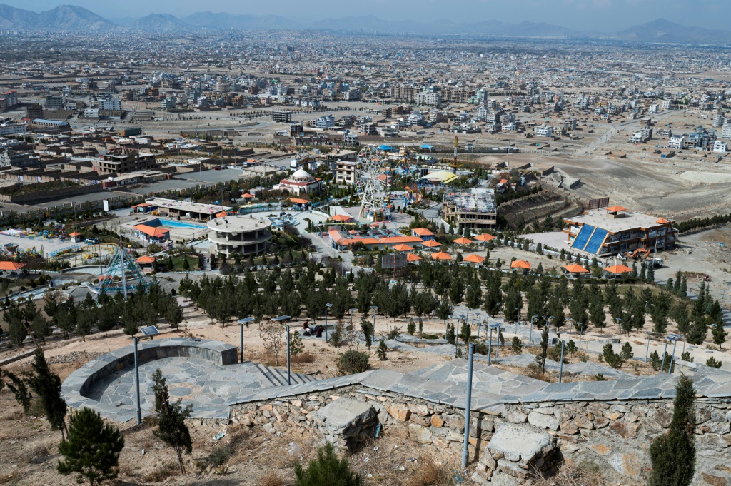 The Habibullah Zazai Park on the outskirts of Kabul