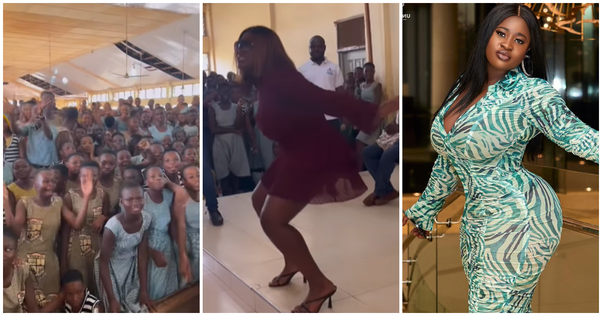 Video of Sista Afia wearing extremely short dress & giving hot dance moves for SHS students causes stir