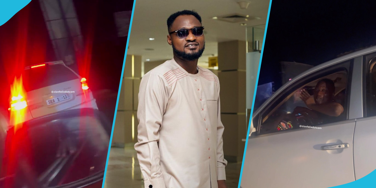 Funny Face drives white Porsche gifted him by Adebayor in 2020 at top speed in hilarious video