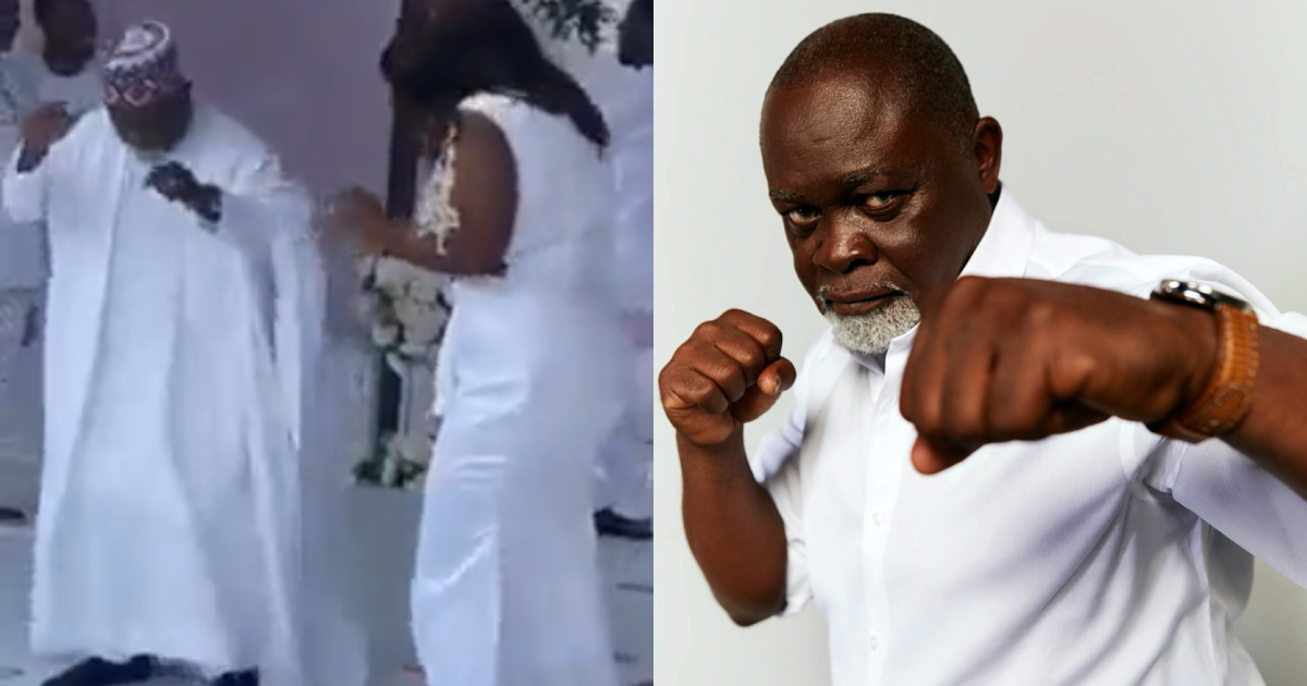Video drops as Boxing legend Azumah Nelson shows jaw-dropping dancing skills at daughter's wedding