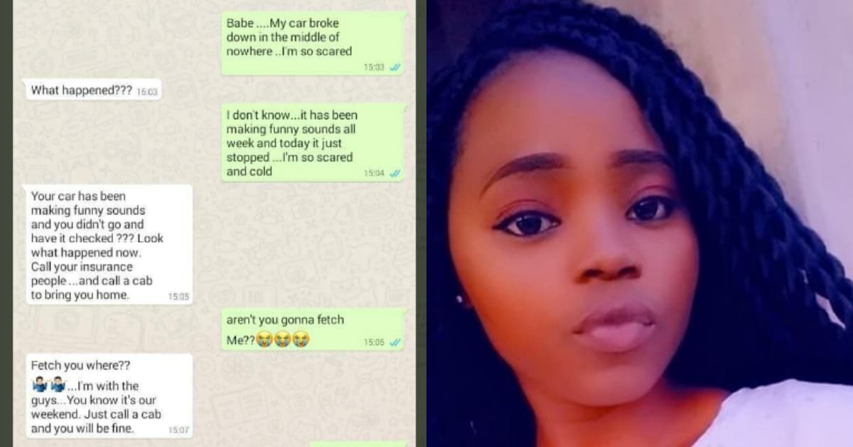 Lady proves with sample chats that "male besties" are more helpful than real boyfriends