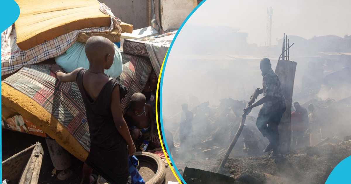 Fire guts rooms in Kyiribaa Berekum leaving many homeless, residents blame dumsor