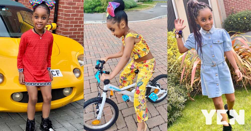 Asamoah Gyan and wife flaunt their as she daughter celebrates birthday (photos)