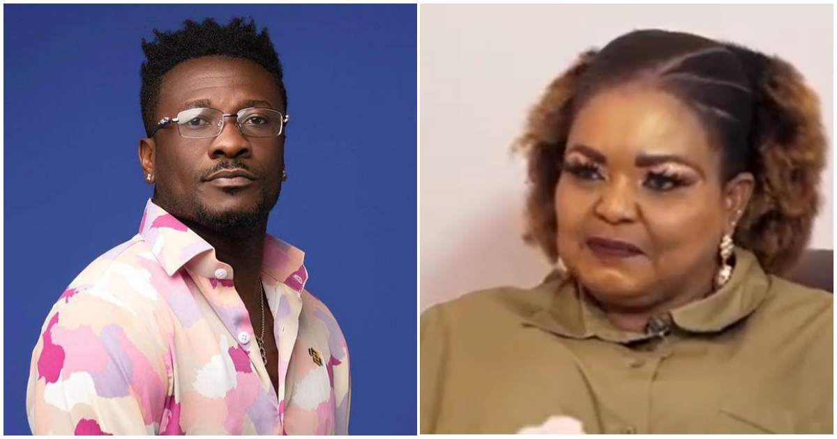 Asamoah Gyan (left) and Auntie B (right) dazzling in pictures