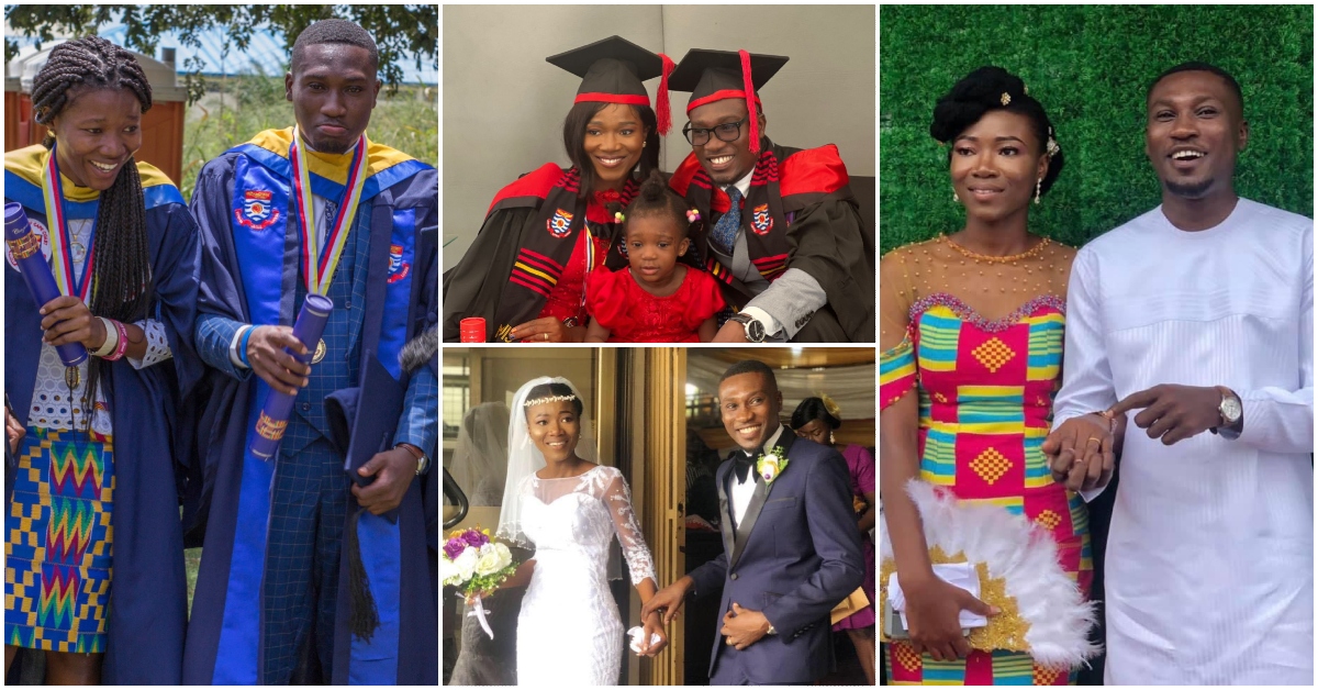Meet GH couple who finished 1st degree, got married, gave birth and bagged MPhil all together
