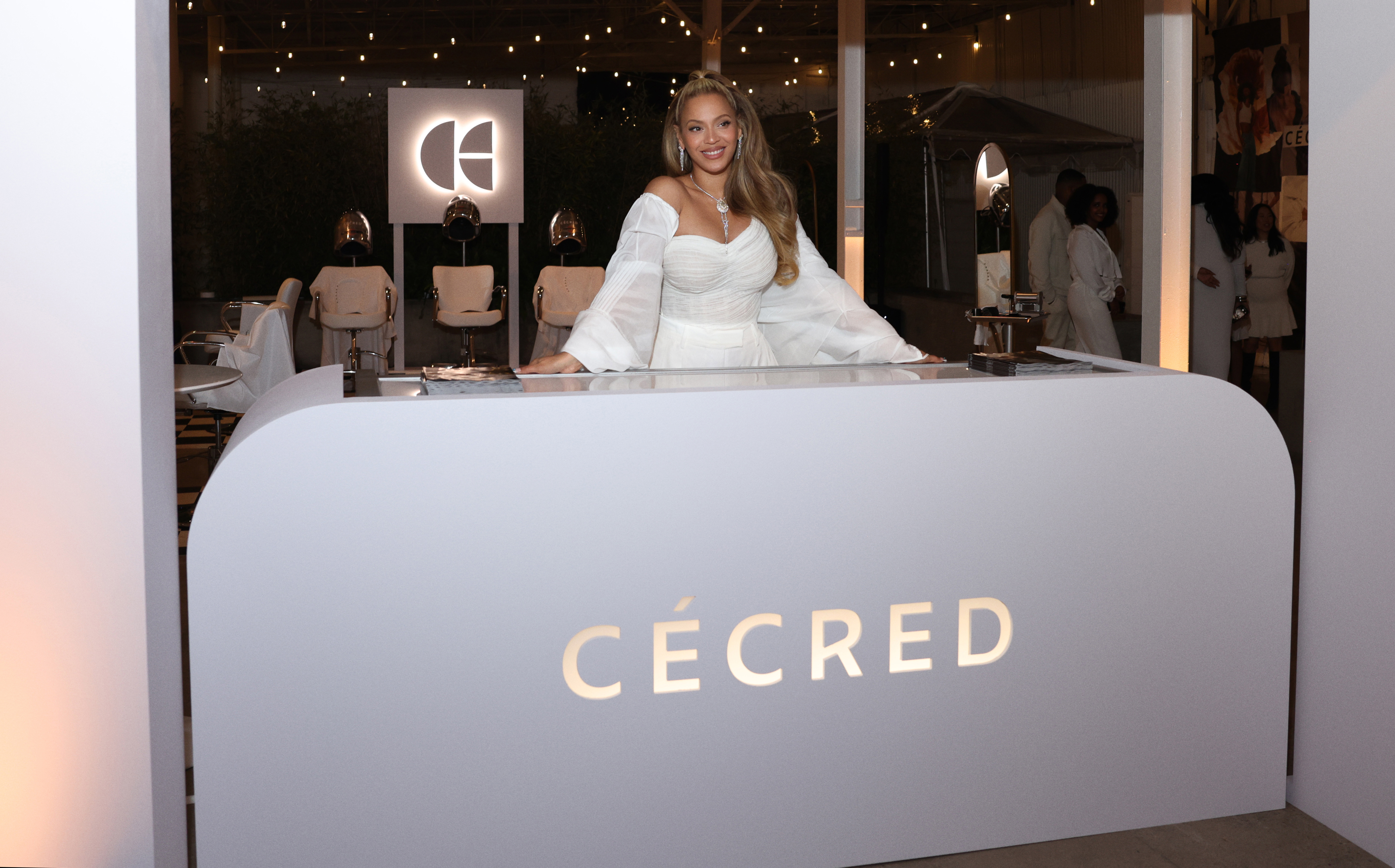 Beyoncé celebrates the launch of her hair care line, CÉCRED.