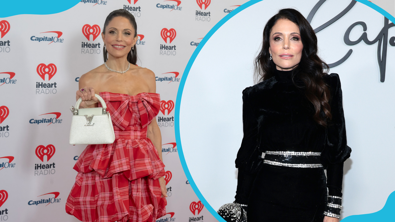 American entrepenuer Bethenny Frankel poses at two separate events.
