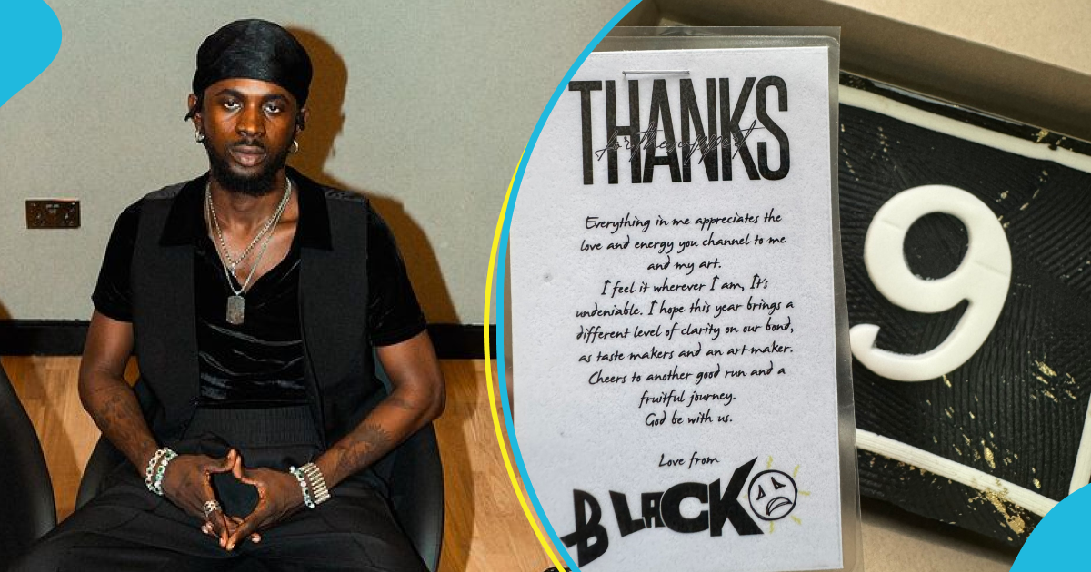 Black Sherif gifts his friends packages on his 22nd birthday, gesture melts many hearts