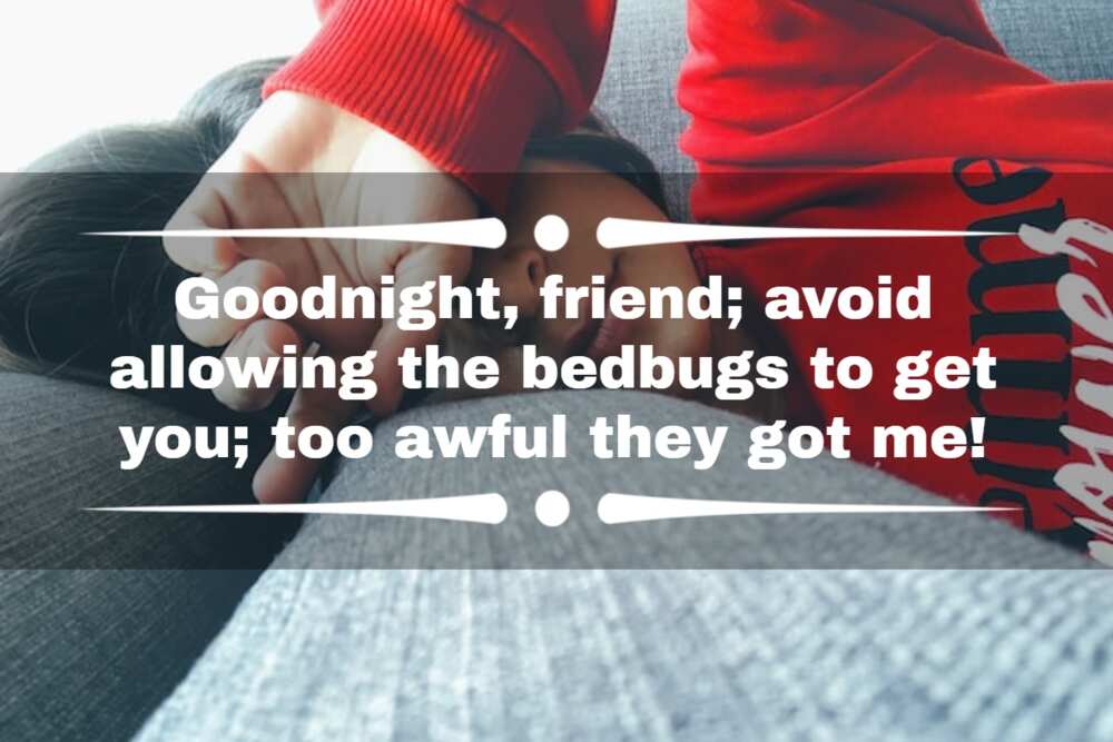 funny ways to say goodnight to your best friend