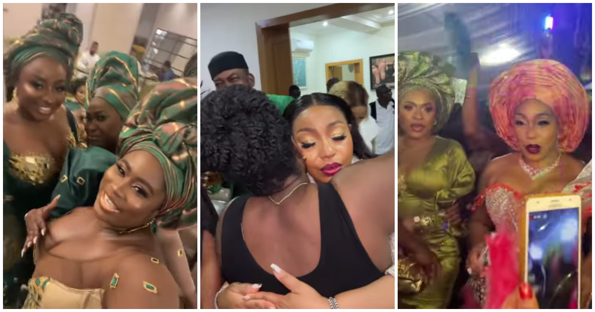 Video of Moment Lydia Forson Got Rita Dominic Teary At Her Wedding Pops Up