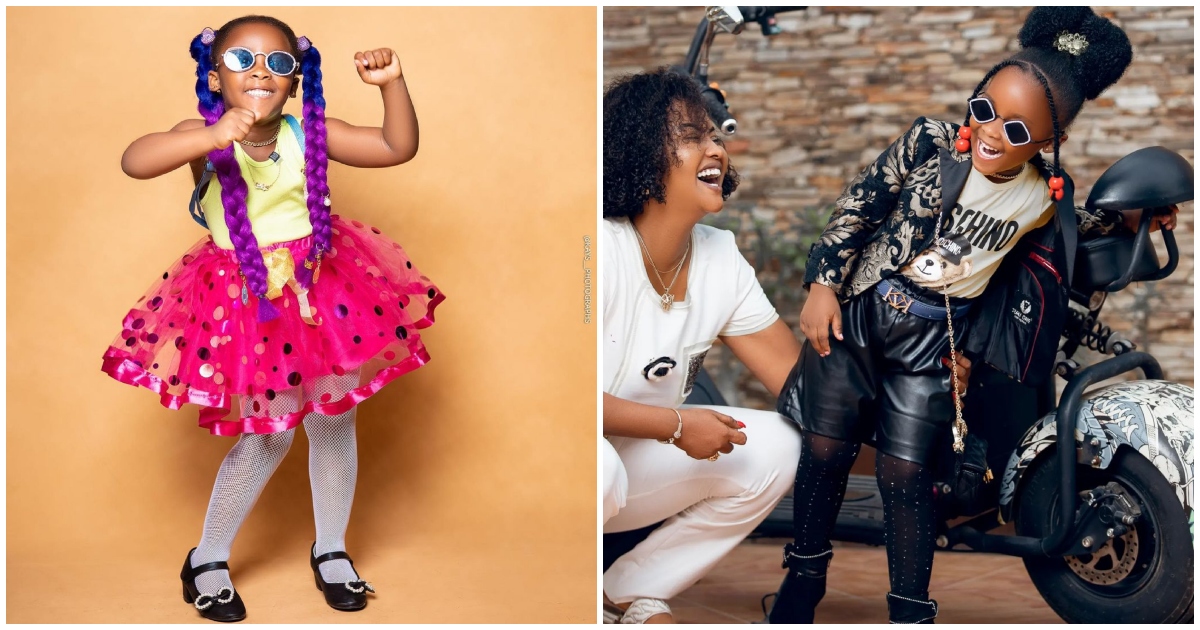 Baby Maxin @ 4: Nana McBrown's daughter dazzles in princess and 'boss lady' outfits on her birthday