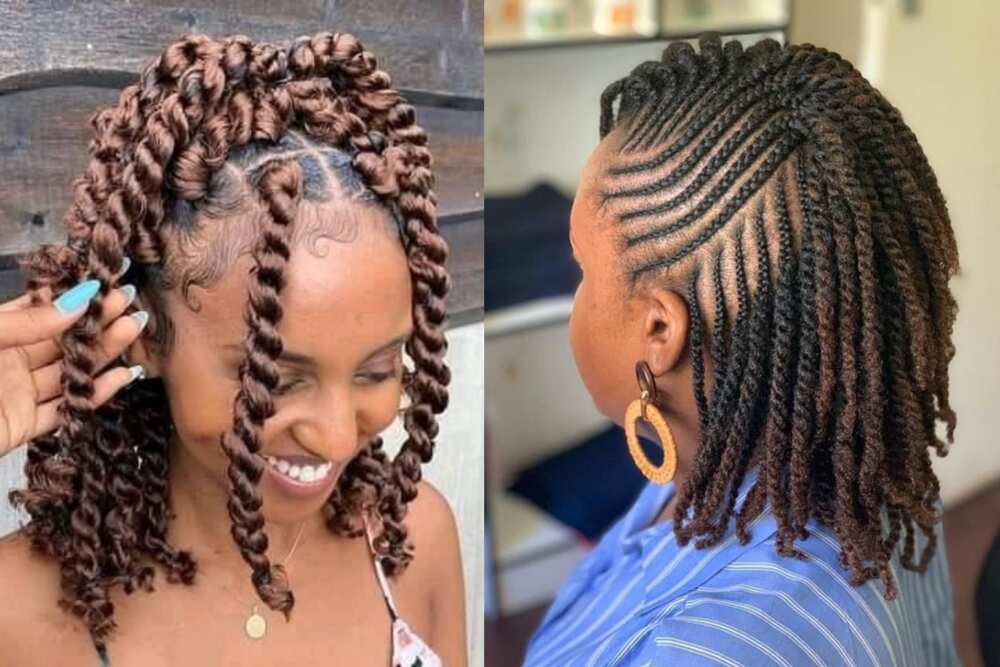 how to style afro kinky twist braids