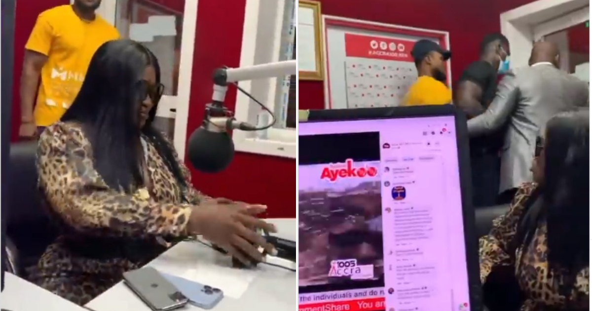 Sista Afia: 'Macho' man storms Accra FM to Collect Unpaid debt from Singer During Interview