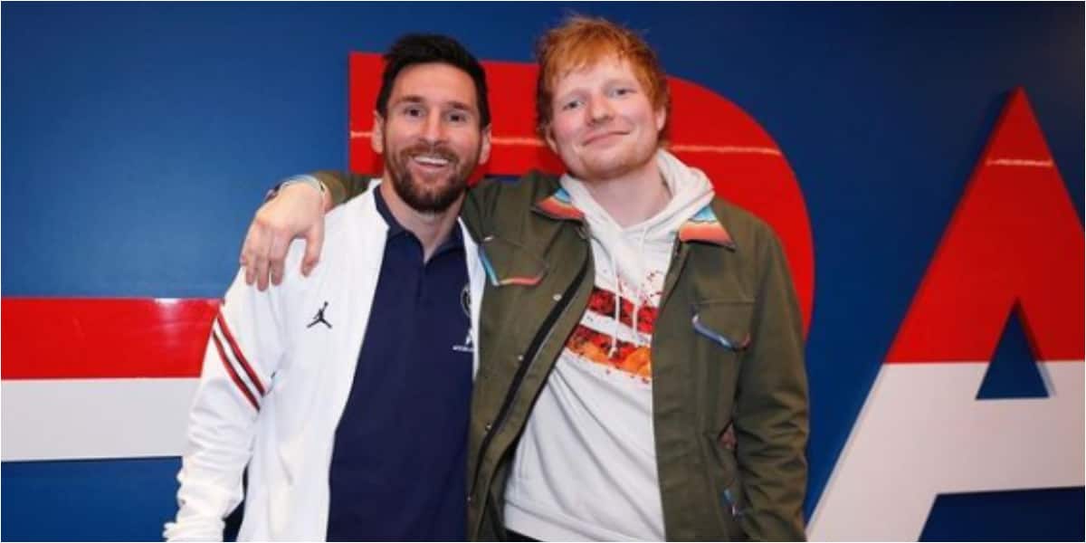 PSG star Messi meets with Grammy Award winning superstar after win over Man City