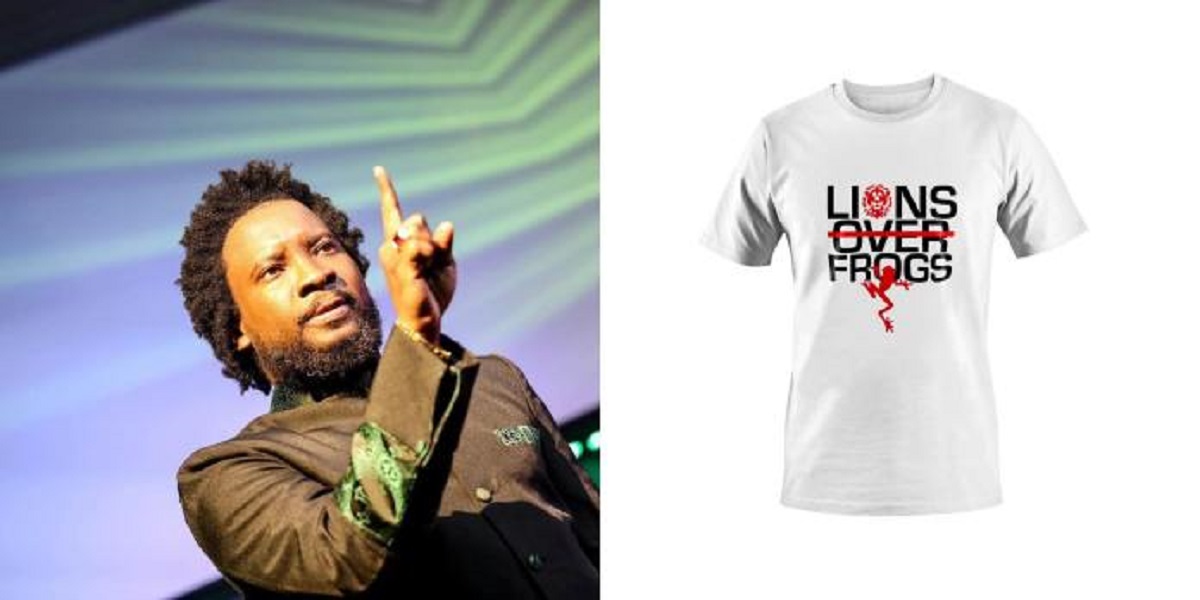 Degree saga: Sonnie Badu sells 'Lions Over Frogs' T-Shirts for GHC500 each