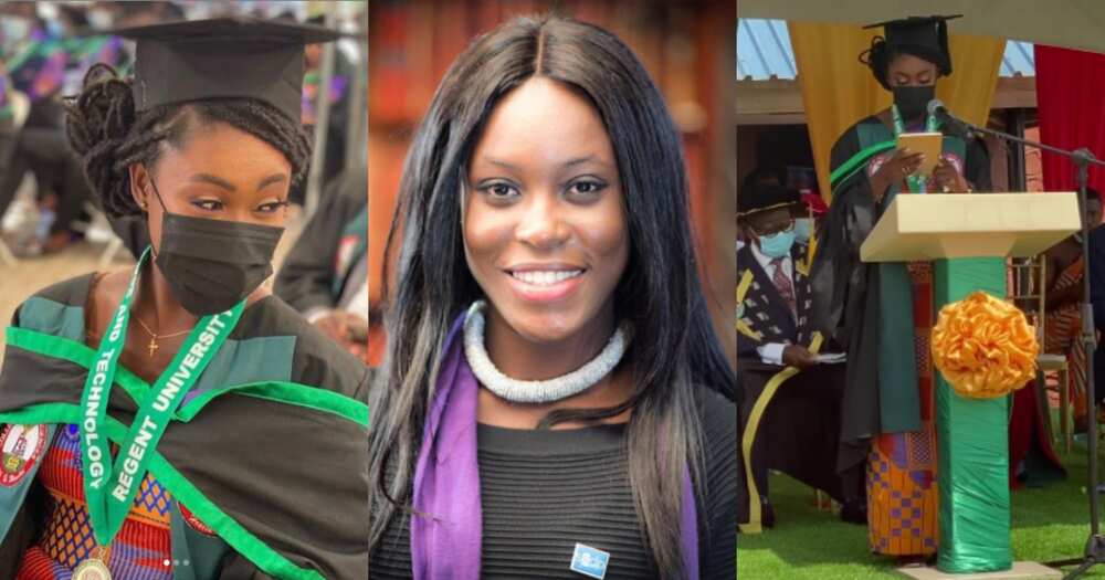 Nana Ama: Genius lady defies odds to graduate as the 2020 valedictorian of Regent University