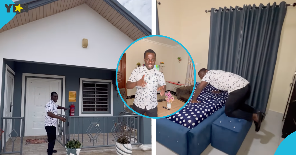 Ghanaian blogger Zionfelix unveils his new house with expensive interior for rent in Accra, "You are an inspiration"