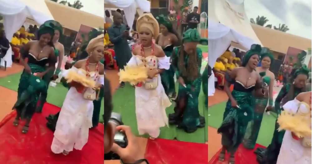 Bridesmaid steals shine of bride as she gives 'free show'; guests spray cash on her instead