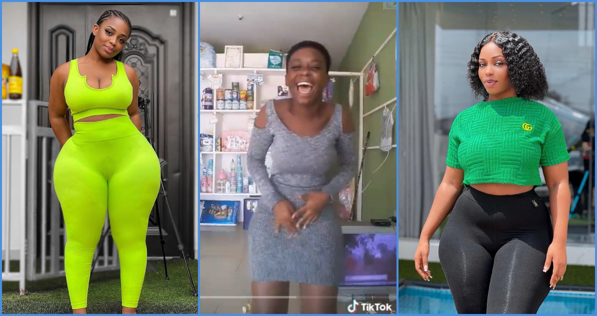 Throwback video of curvy TikToker Tracy Mensah has Ghanaians in disbelief