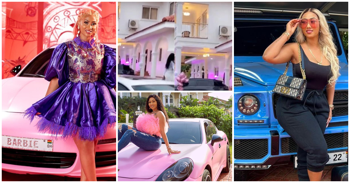 Hajia4Reall: Expensive cars and mansions the influencer owns in Ghana