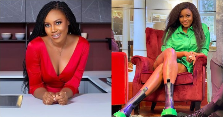 Wo y3 preman: Photos of Yvonne Nelson dripping in Bottega boots worth over GH¢12k cause stir