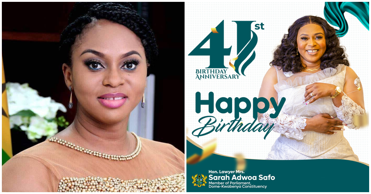 Adwoa Safo takes to social media to celebrate 41st birthday with a captivating message