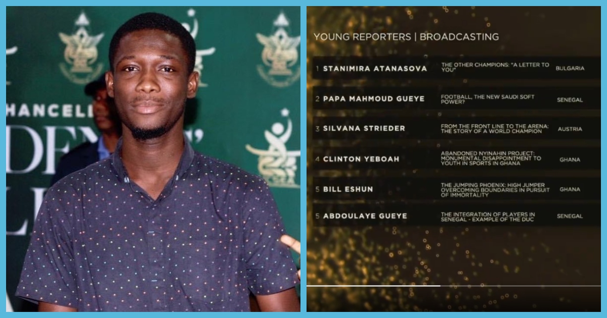 KNUST student, Clinton Yeboah gets recognition in Spain, netizens laud him