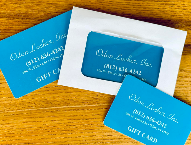 Gift cards for nurses.