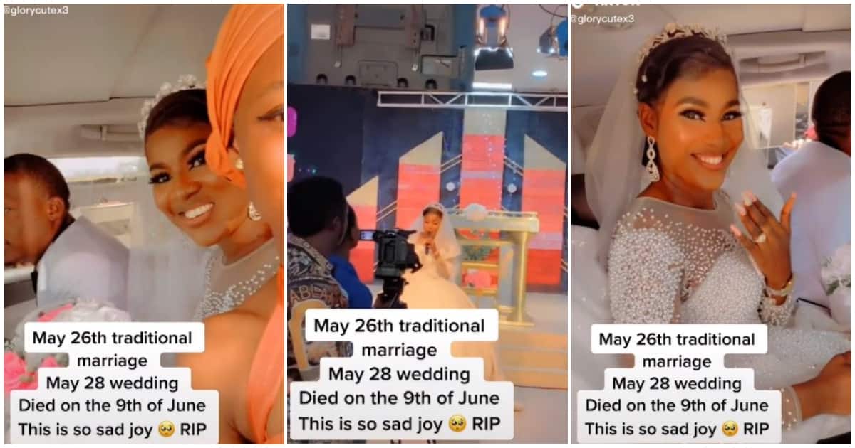 Man dies 12 days after wedding, lady loses hubby 12 days after wedding, wedding heartbreaks, sad love stories