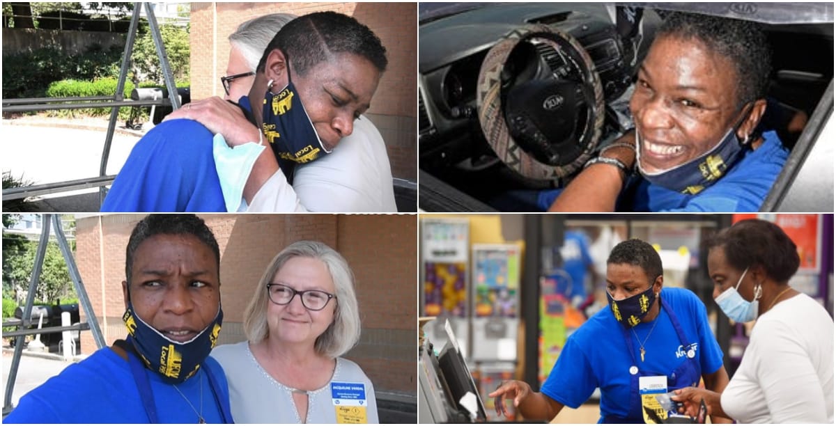 'We'll take care of you': Kroger gives job to woman who slept in the store's parking lot